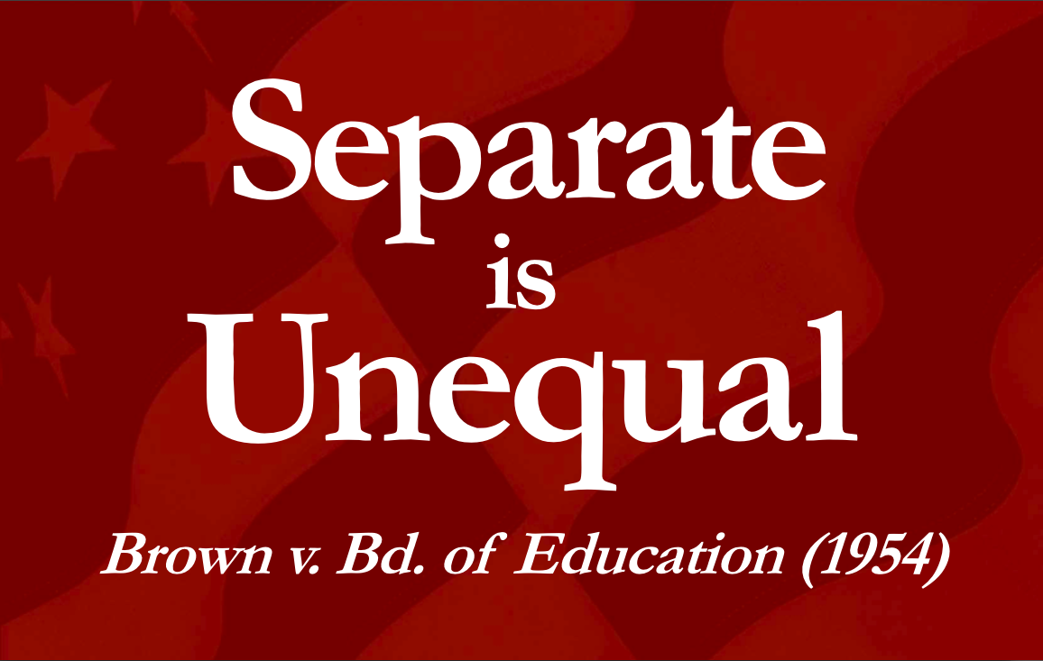 photo of ‘Separate is Unequal’ Poster