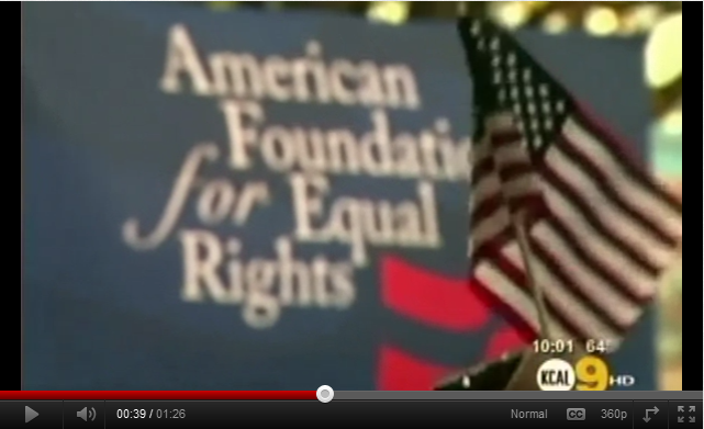 video of Prop. 8 Case: Back on the Fast Track