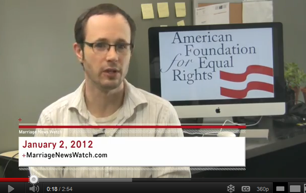 video of Marriage News Update: Jan. 2, 2012
