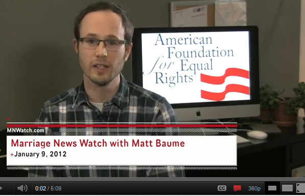 video of Marriage News Update: Jan. 9, 2012