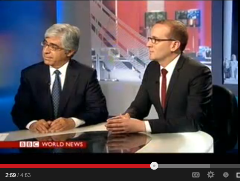 video of Ted Boutrous and Chad Griffin on BBC World News