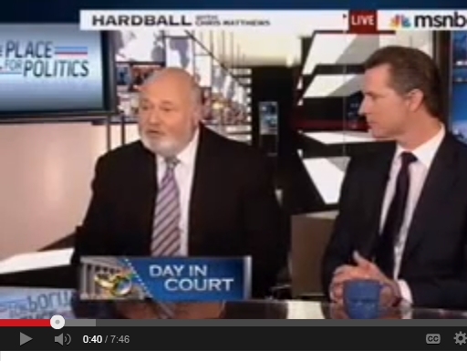 video of Rob Reiner on Hardball