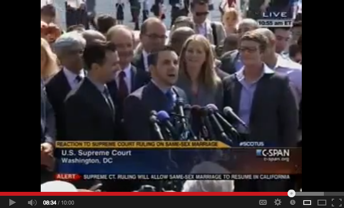 video of AFER Press Conference: Marriage Equality Returns to CA