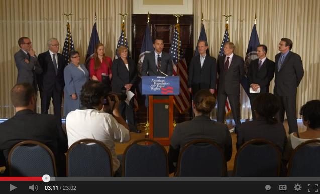 video of AFER’s Virginia Press Conference: Bostic v. Rainey